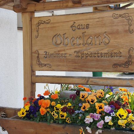 Haus Oberland Bed and Breakfast Sankt Anton am Arlberg Buitenkant foto